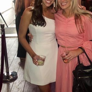 French Connection Whisper One Shoulder Dress